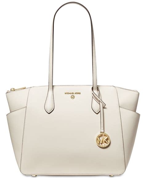 michael kors marilyn medium top-zip leather tote|marilyn medium saffiano leather tote.